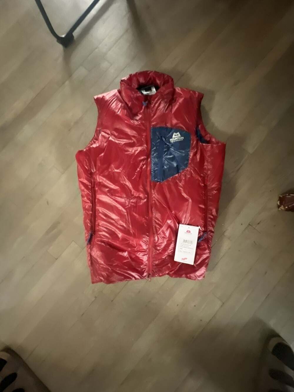Mountain Equipment Oreus Men's Vest, Merlot/Admiral Blue